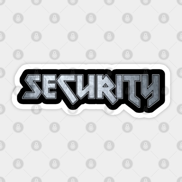 Security Sticker by KubikoBakhar